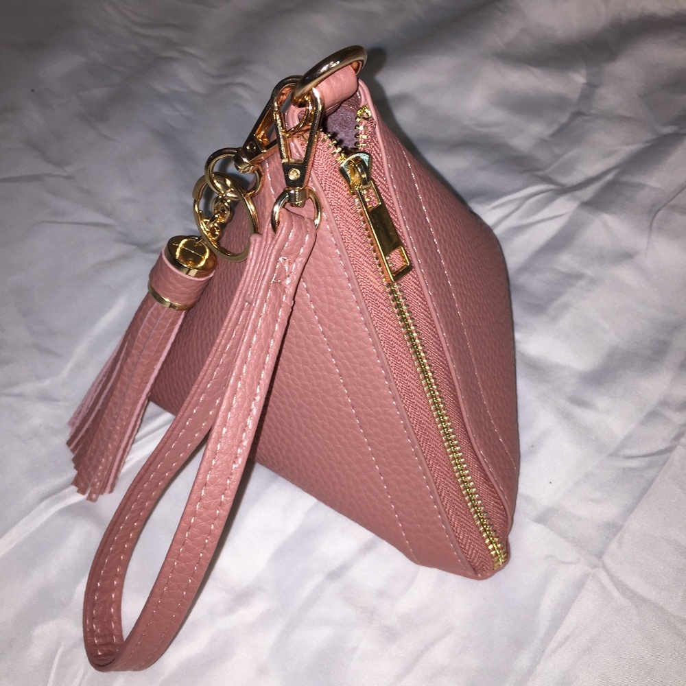 pink triangle bag